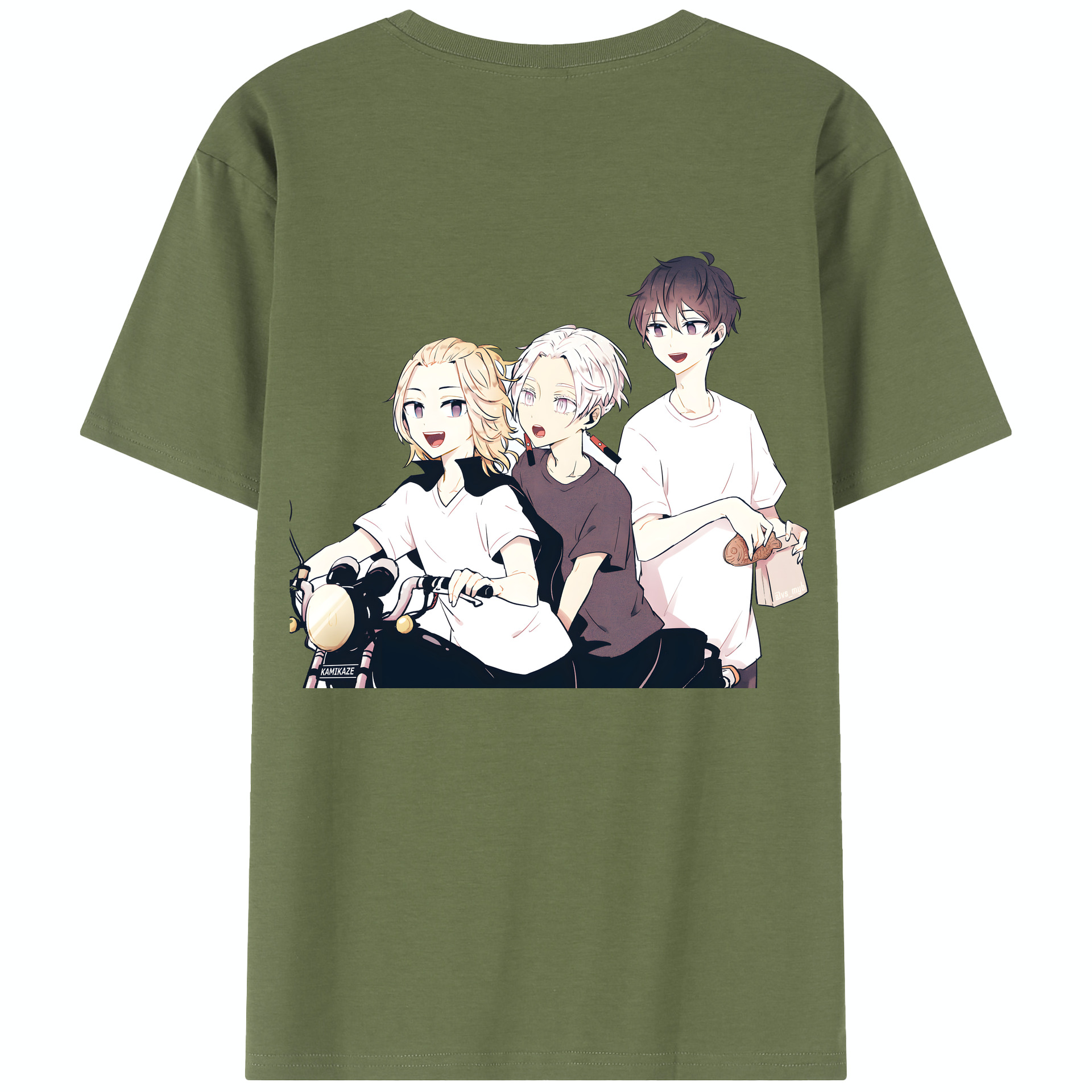 （画像用） 東京リベンジャーズ Tokyo Revengers 綿100％半袖Tシャツ（背面プリント）